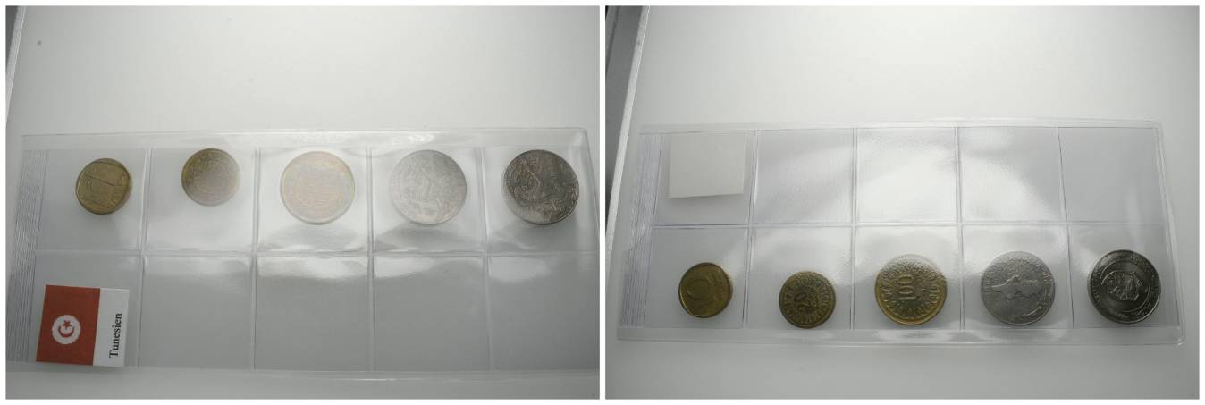  Tunesien, 5 Kleinmünzen   