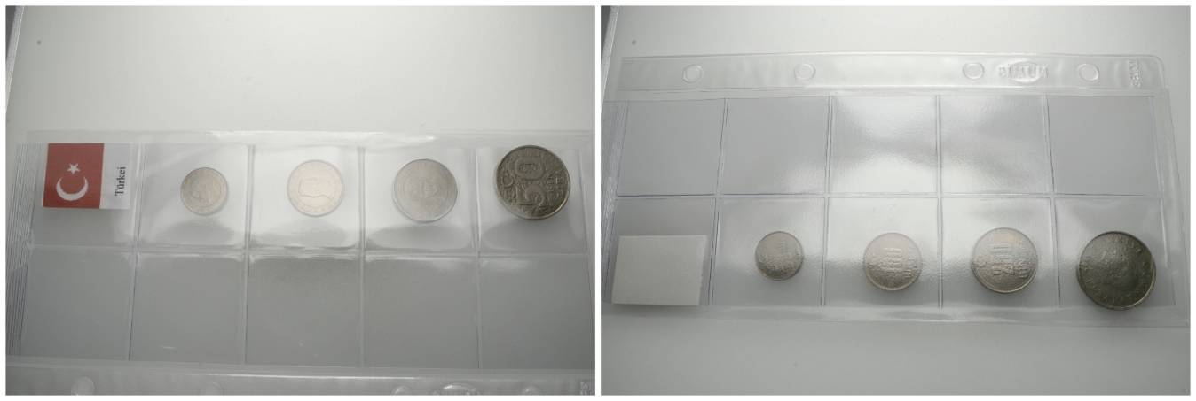  Türkei, 4 Kleinmünzen   