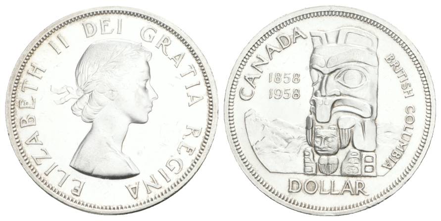  Canada, 1 Dollar 1958   