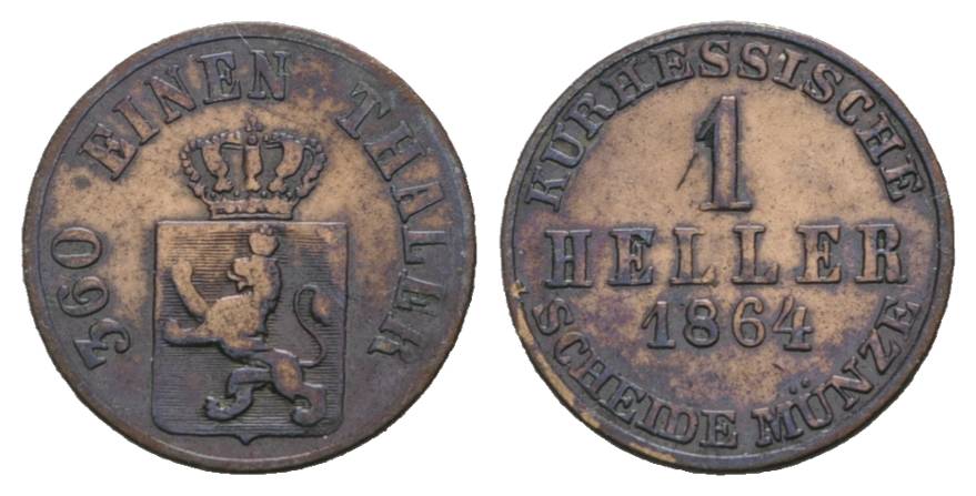  Altdeutschland, Kleinmünze 1864   