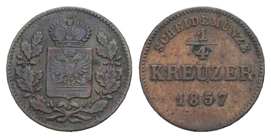 Altdeutschland, Kleinmünze 1857   
