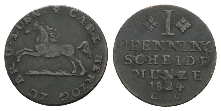  Altdeutschland, Kleinmünze 1824   