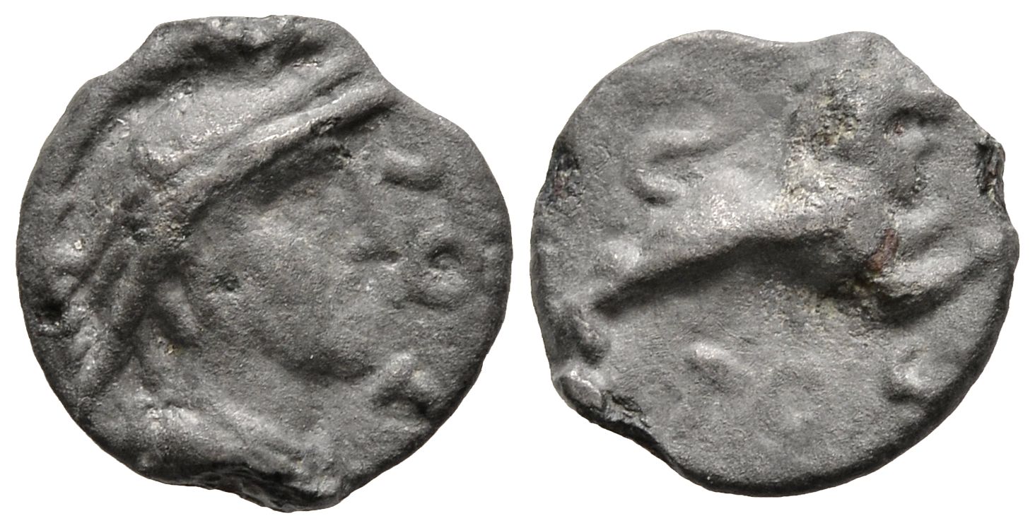 PEUS 8359 Gallier. Sequani Togirix Potinmünze 1. Jhdt. v. Chr. Selten, Sehr schön