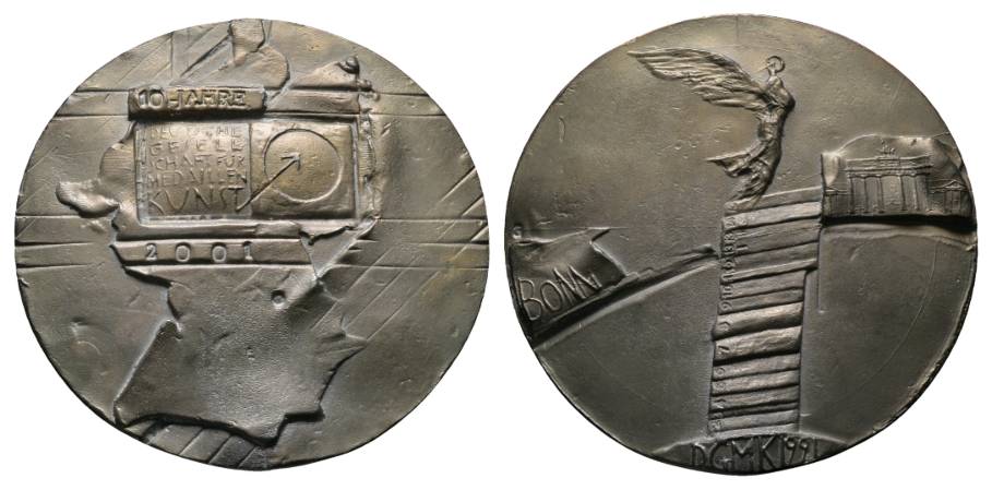  Kunstmedaille 2001, Bronze; 494 g, Ø 105  mm   