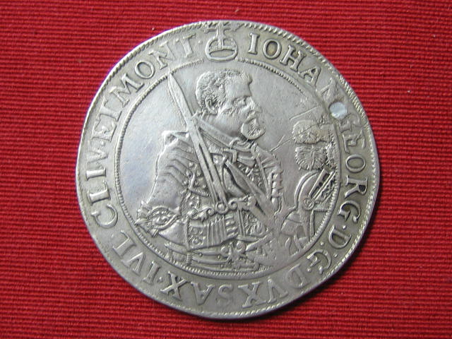  Sachsen Johann Georg Thaler 1647   
