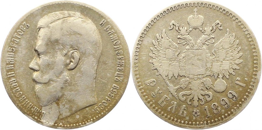  8290  Russland 1 Rubel 1899   