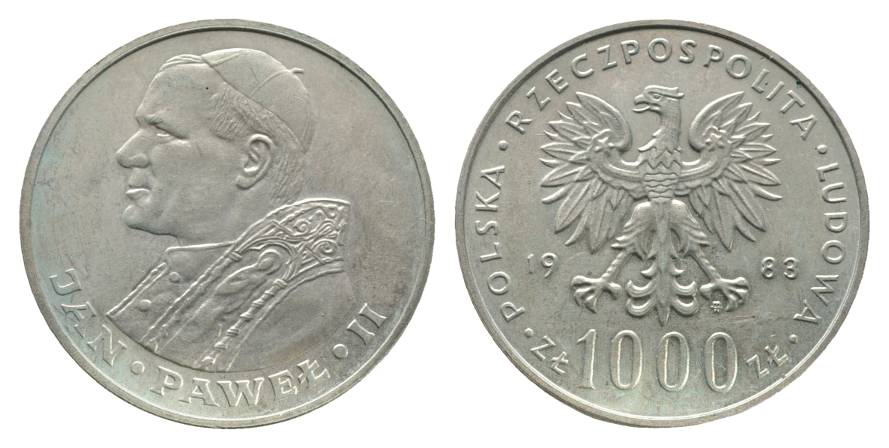 Polen, 1000 Zlotych 1983   