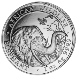  Somalia 2018  Elefant 1 oz Silber   