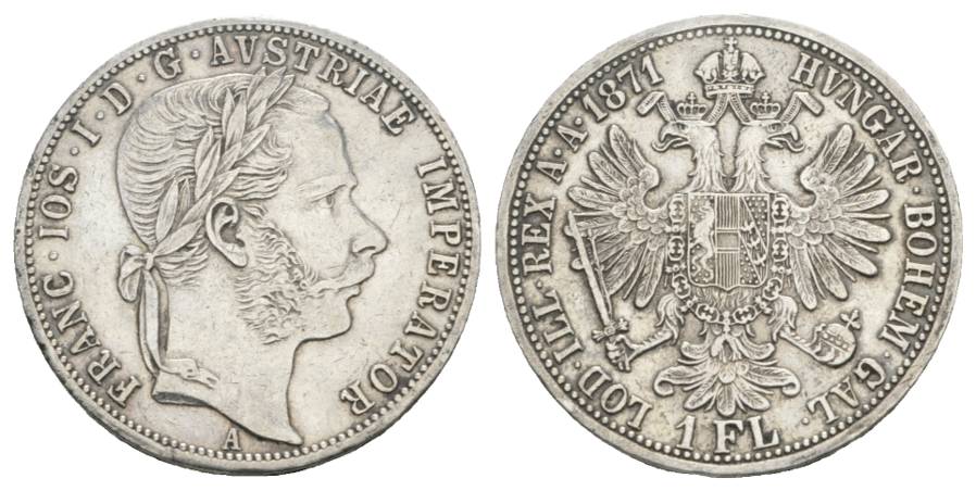  Österreich - Habsburg, 1 Münze 1871   