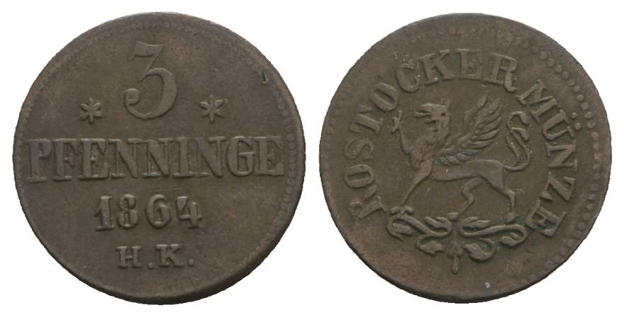  Altdeutschland, 1 Kleinmünze   