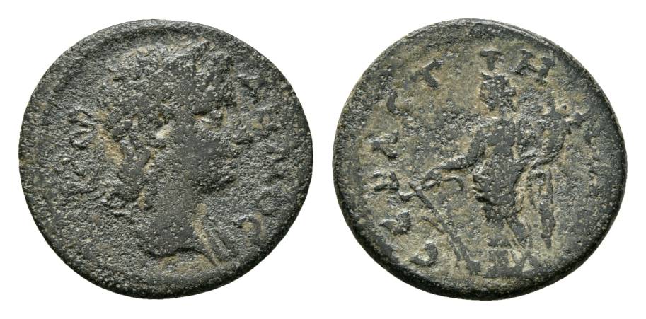  Antike, Phrygien, Gordianus III 238-244; Bronzemünze 5,25 g   