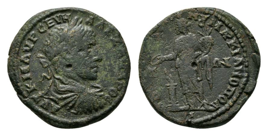  Antike, MOESIA INFERIOR, MARKIANOPOLIS, SEVERUS ALEXANDER, Bronzemünze 9,84 g   