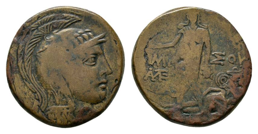  Antike, Amisos, Pontos; Bronzemünze 18,09 g   