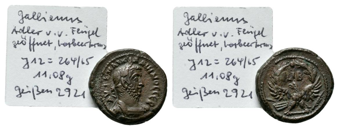  Antike; Bronzemünze 11,08 g   