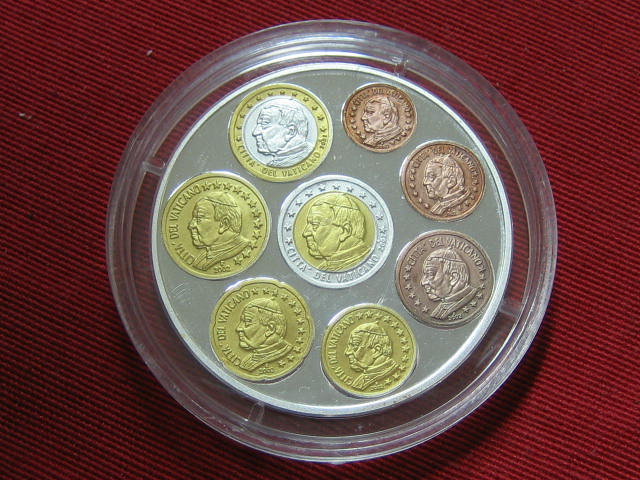  1 Unze Silber Euromünzen Vatikan   