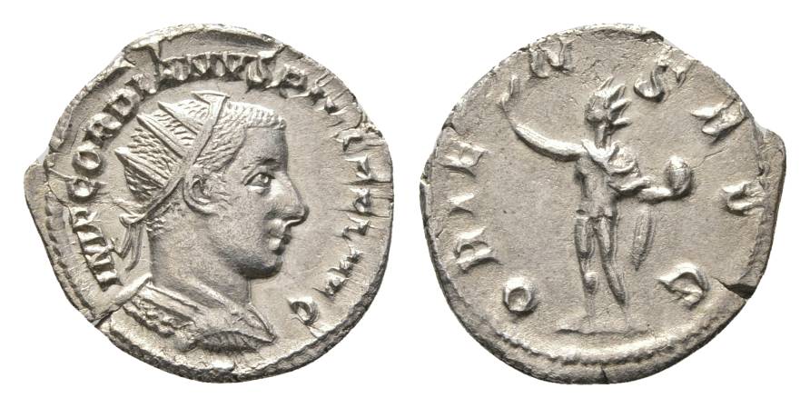  Antike; Gordianus 238-244; Antoninian 3,18 g   