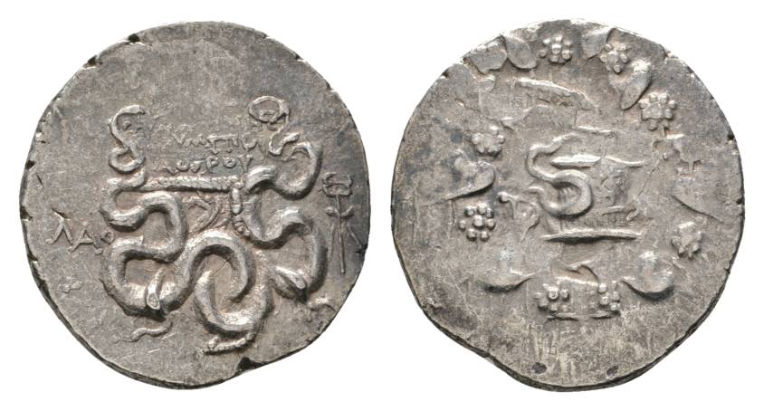  Antikes Griechenland; Phrygien Laodikeia; Silbermünze 12,27 g   