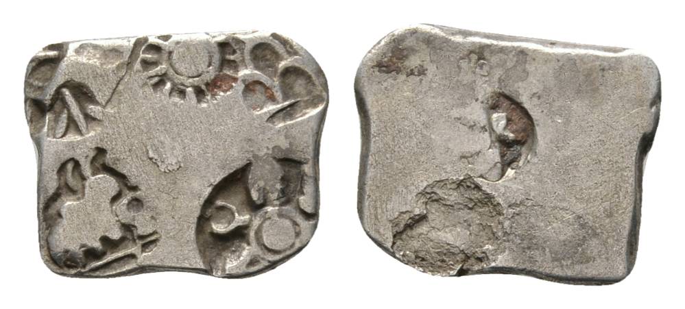  Antike; Indien Mauryan; Silber 2,51 g   