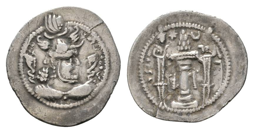  Antike; Griechenland Sassaniden; Silbermünze 3,87 g   