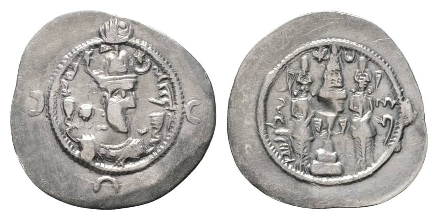  Antike; Griechenland Sassaniden; Silbermünze 3,91 g   