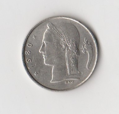  1 Franc Belgique 1980 (K763)   