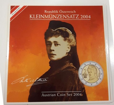 Österreich  Euro-Kursmünzensatz  2004   FM-Frankfurt   