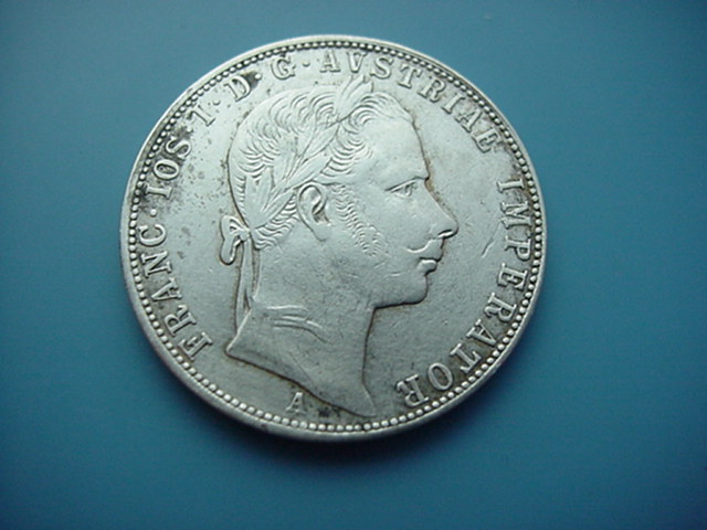 Österreich Haus Habsburg Franz Joseph I 1 Gulden Florin 1858 vorz.