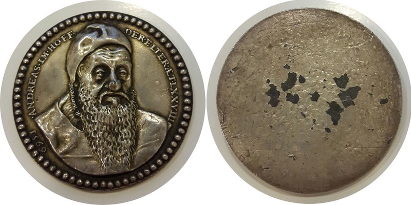  Deutschland Medaille 1569  Andreas Imhoff    FM-Frankfurt Gewicht: 60,68g versilbert   