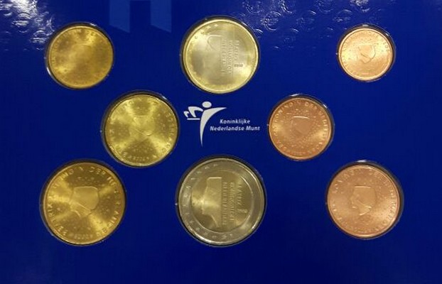  Niederlande  Euro-Kursmünzensatz   FM-Frankfurt   