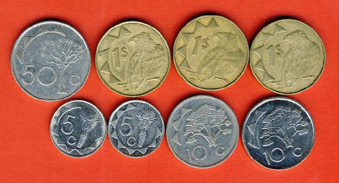  Namibia Lot 8 Münzen verschiedene   