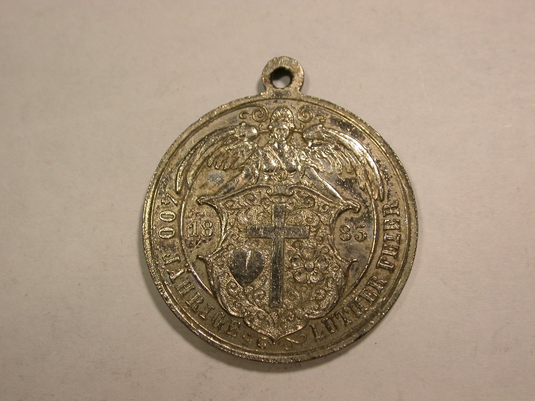  B24 Martin Luther Medaille 1883   8,88 Gramm  Originalbilder   