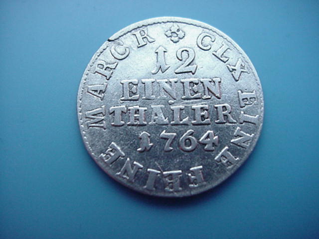 Sachsen-Albertinische Linie 1/12 Taler 1764 J.F.F.