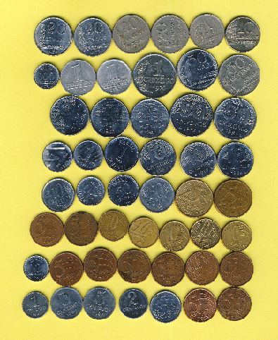  Brasilien Sammlung 50 Münzen   