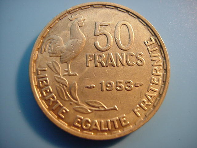 Frankreich 50 Francs 1953
