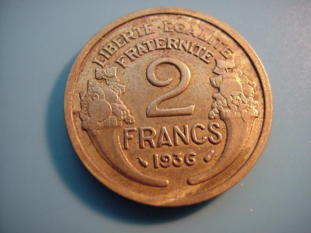 Frankreich 2 Francs 1936