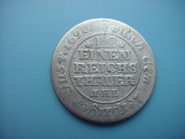 Pommern Stralsund-unter schwedischer Besetzung 1/12 Reichstaler 1690 I H L