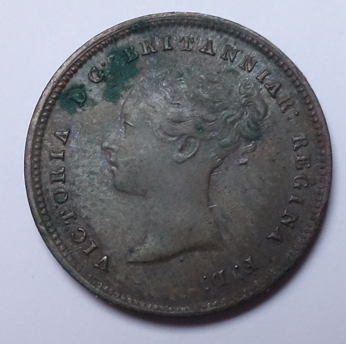 Half Farthing 1847 ausgezeichnet