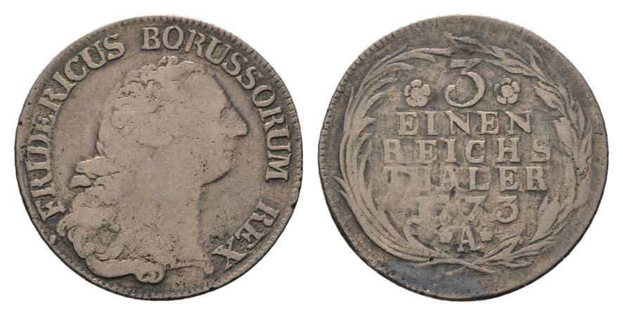  Altdeutschland, 1/3 Taler 1773, Zeitgenössiches Fälschung   