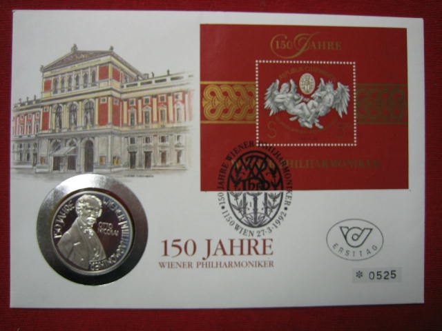  Numisbrief Österreich 100 Schilling 1992   