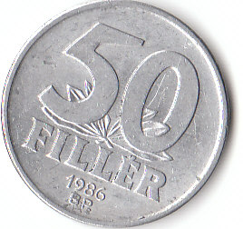 Ungarn (D078)b. 50 Filler 1986 siehe scan