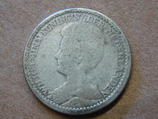  Niederlande 25 Cents 1914   
