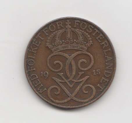  5 Öre Schweden 1915 (K896)   