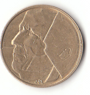 Belgien / Belgique (D135)b. 5 Francs 1986 siehe scan