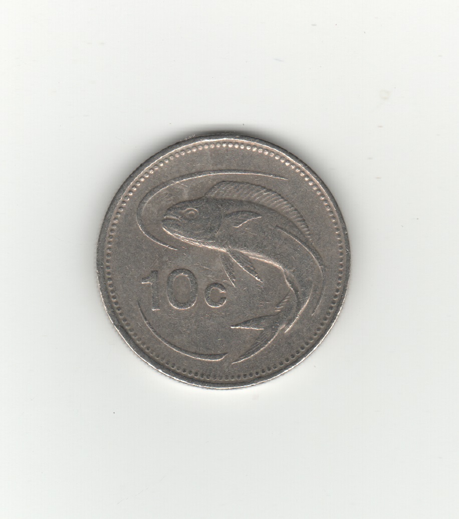  Malta 10 Cent 1986   