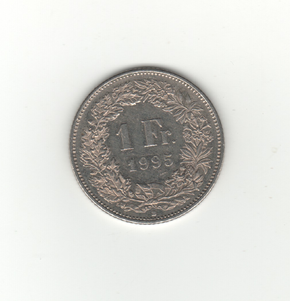  Schweiz 1 Franken 1995   