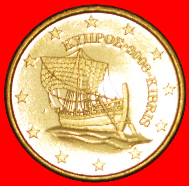  § FINLAND: CYPRUS ★ 10 CENTS 2008 UNC MINT LUSTER! LOW START ★ NO RESERVE!!!   