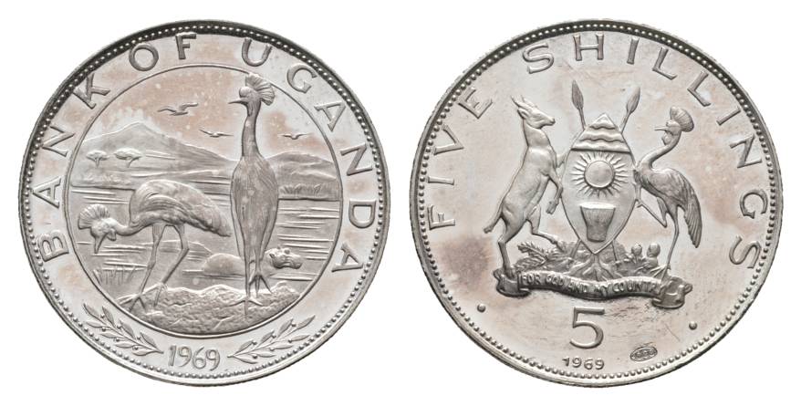  Uganda, 5 Shillings 1969   