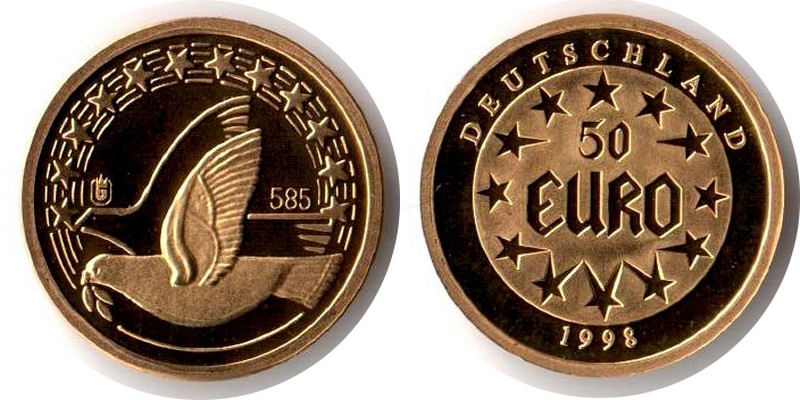 Deutschland Feingewicht: 0,91g Goldmedaille 1998 PP
