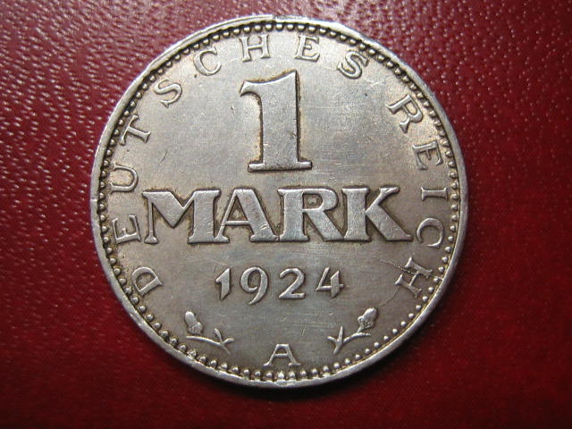  WR 1 Reichsmark 1924 A   