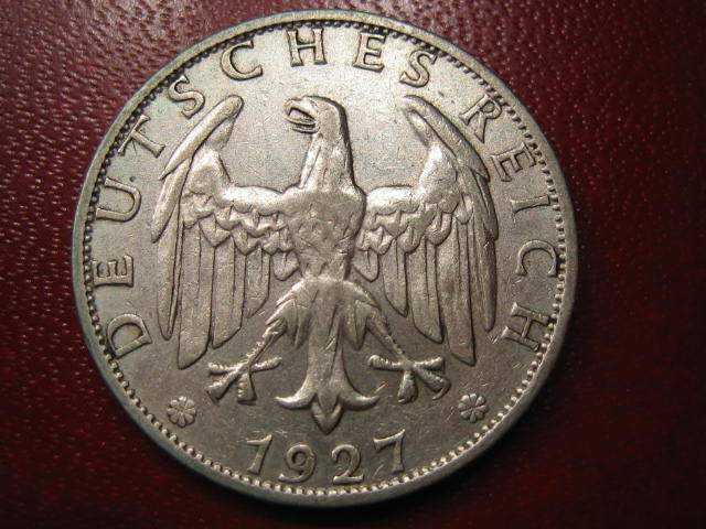  WR 2 Reichsmark 1927 A   